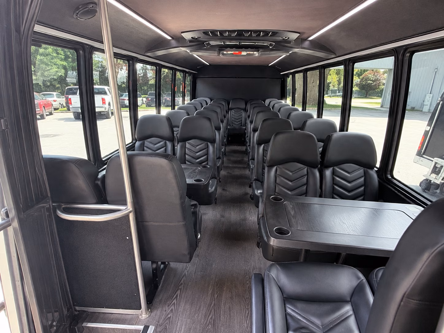 riverside 18 passenger minibus inside
