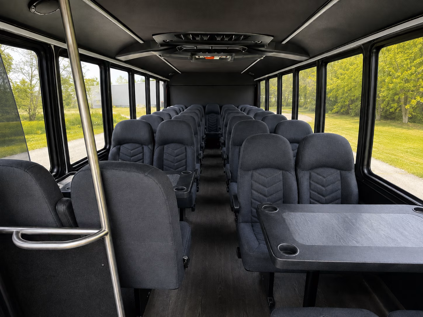 riverside 20 passenger minibus interior