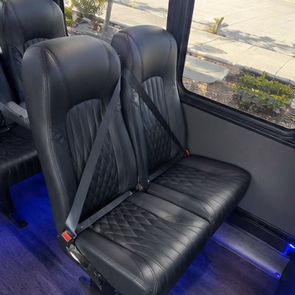 riverside 25 passenger minibus inside