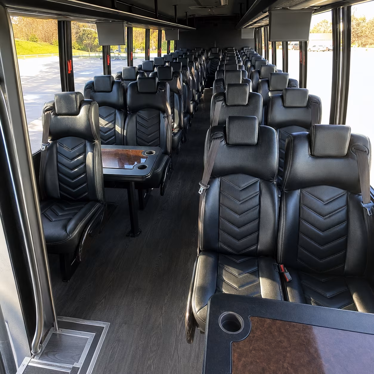 riverside 35 passenger minibus inside