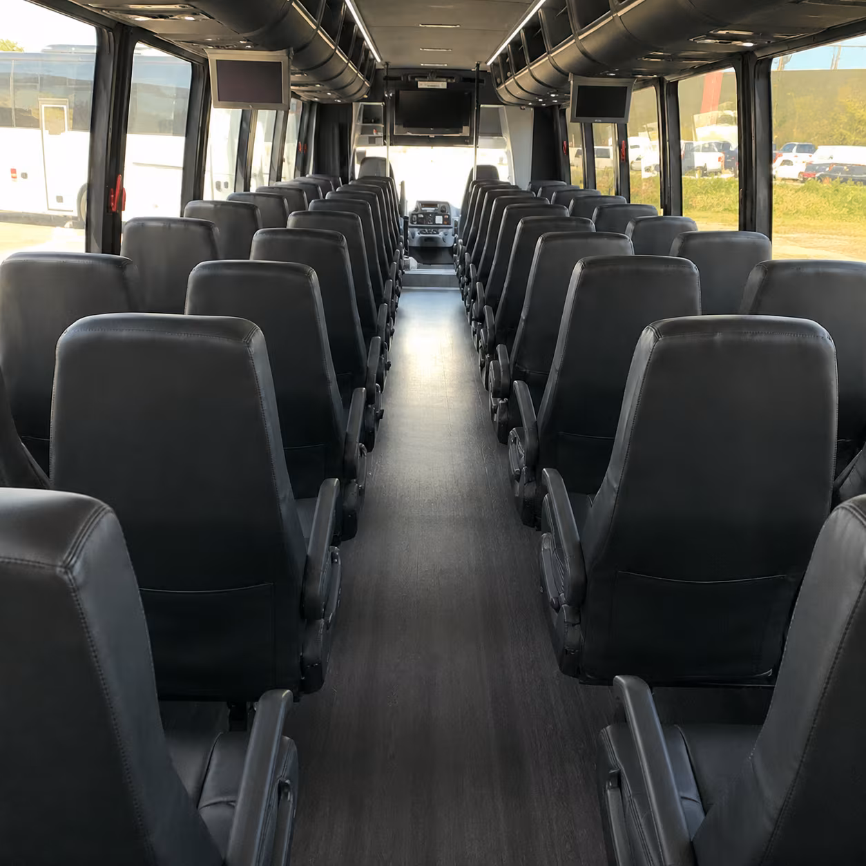 riverside 35 passenger minibus interior