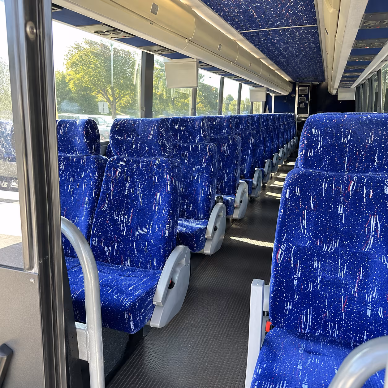 riverside charter bus interior