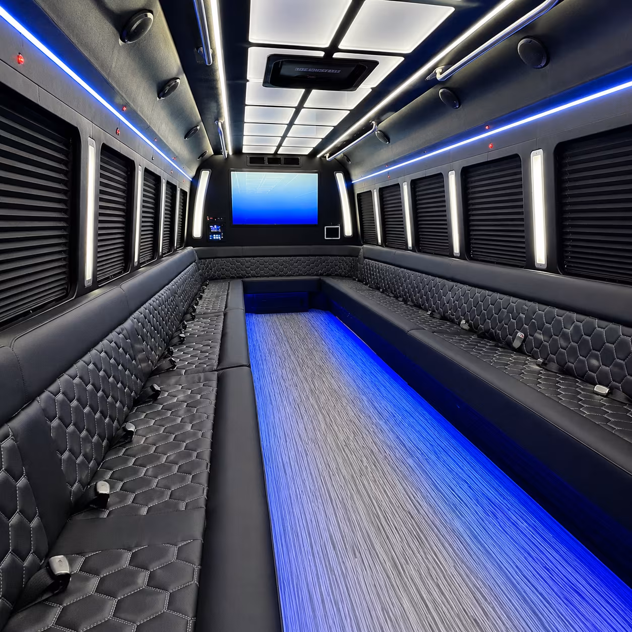 riverside party bus inside