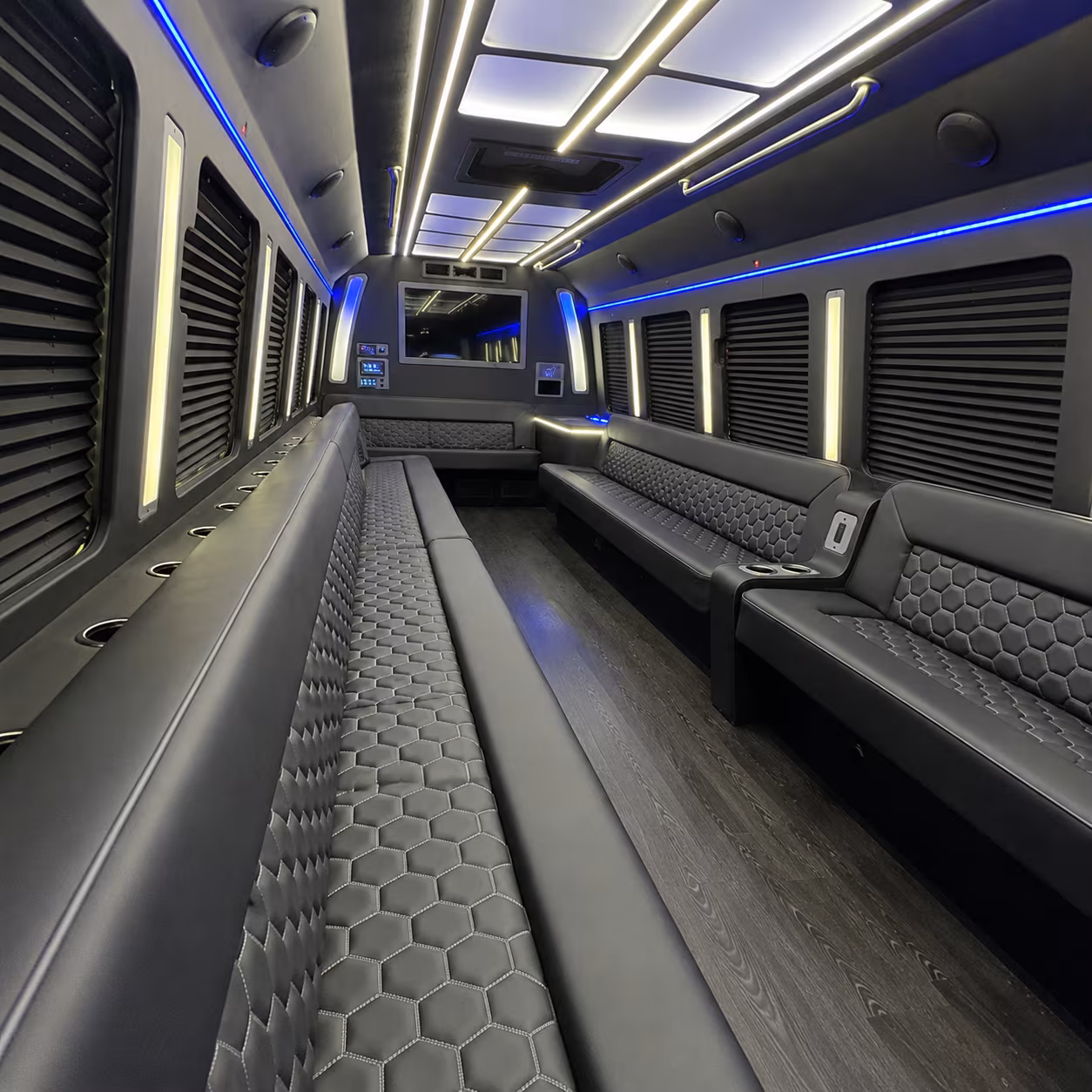 riverside party bus interior
