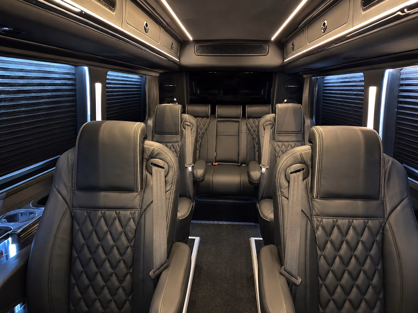 riverside sprinter van with driver inside