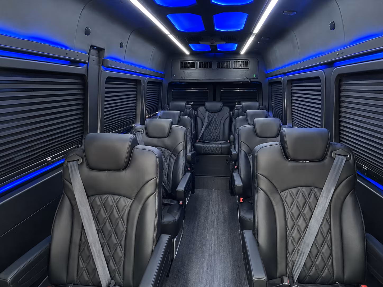 riverside sprinter van with driver interior