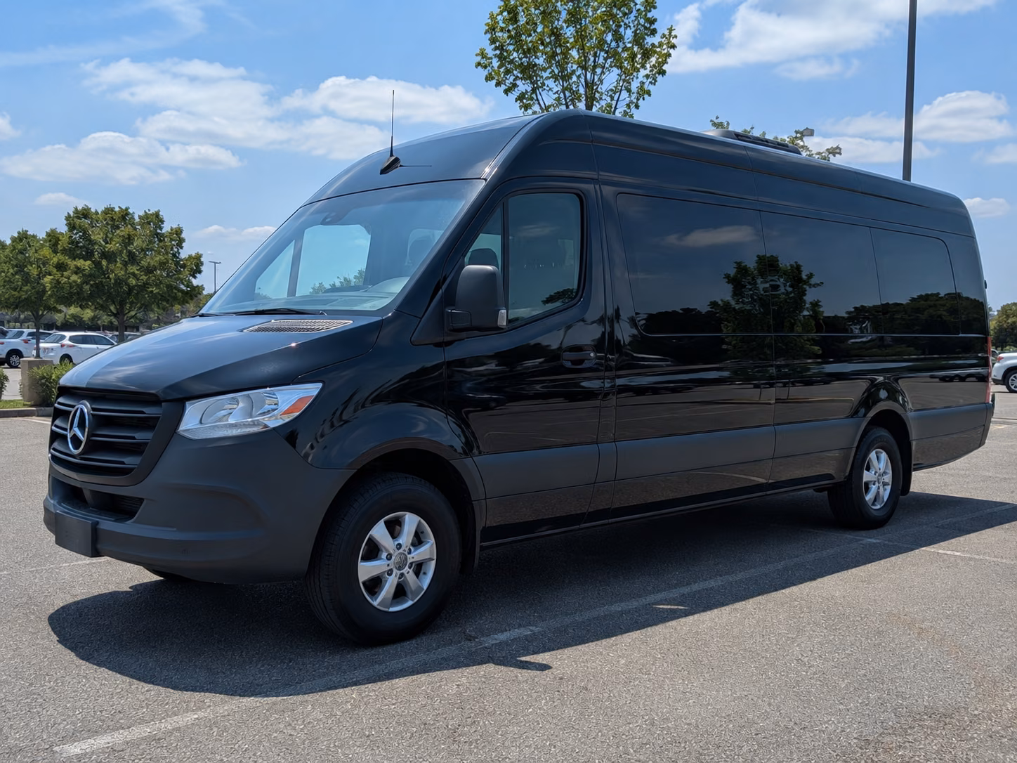 riverside sprinter van with driver